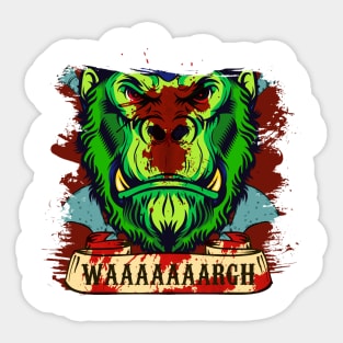 WAAAARGH! Sticker